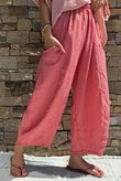 Arbi Gingham 7/8 Barrel Pant Red?